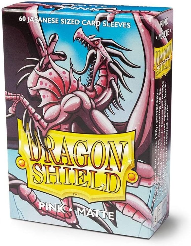 Dragon Shield: Japanese Size Black Matte
