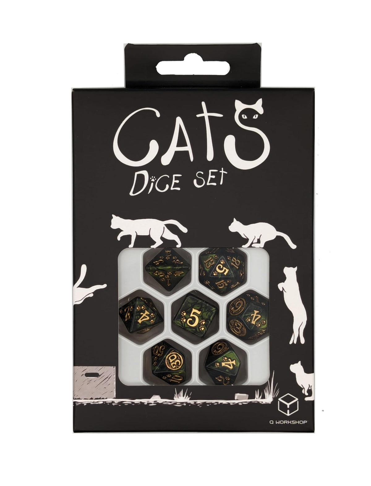 Cats Dice Set: Pixel