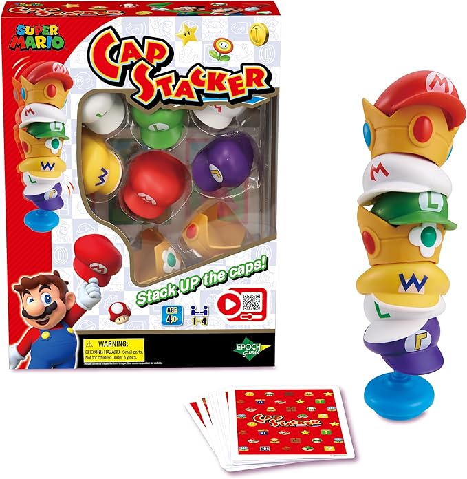 Super Mario Game Cap Stacker