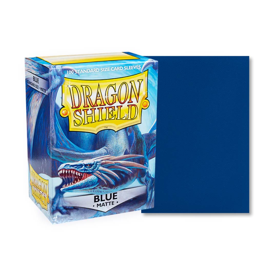 Dragon Shield Sleeves: Blue Matte
