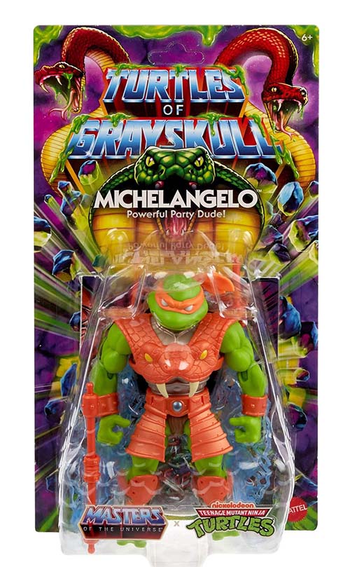 MOTU x TMNT: Turtles of Grayskull Action Figure Michelangelo 14 cm