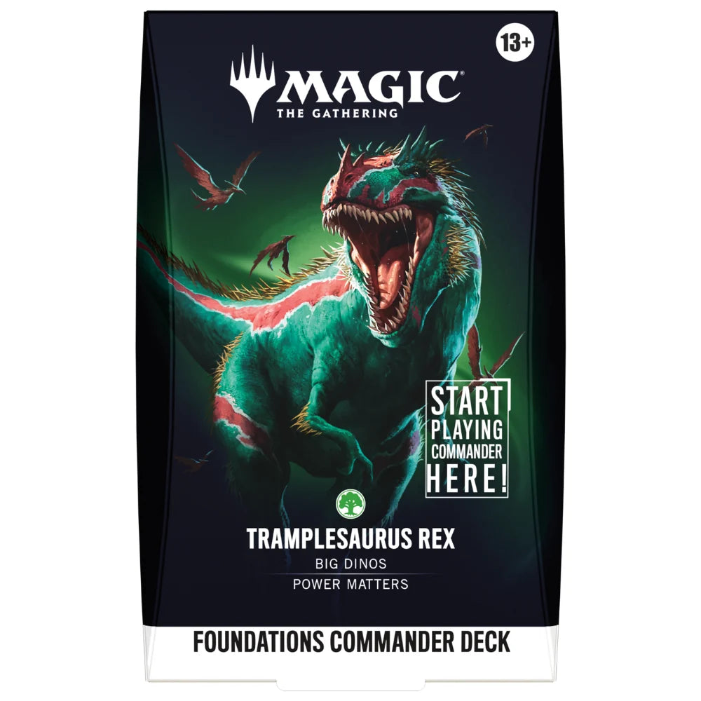 Magic the Gathering: Foundations Starter Commander Deck: Tramplesaurus Rex