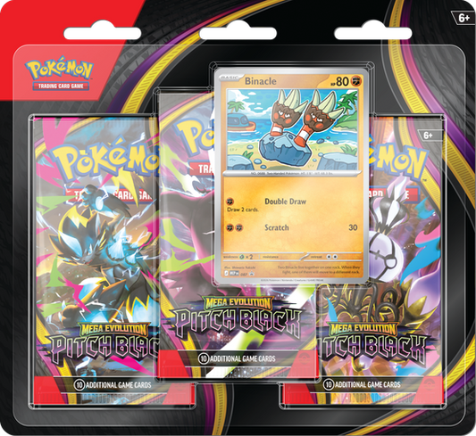 Pokemon: ME5 Pitch Black 3-Pack Blister