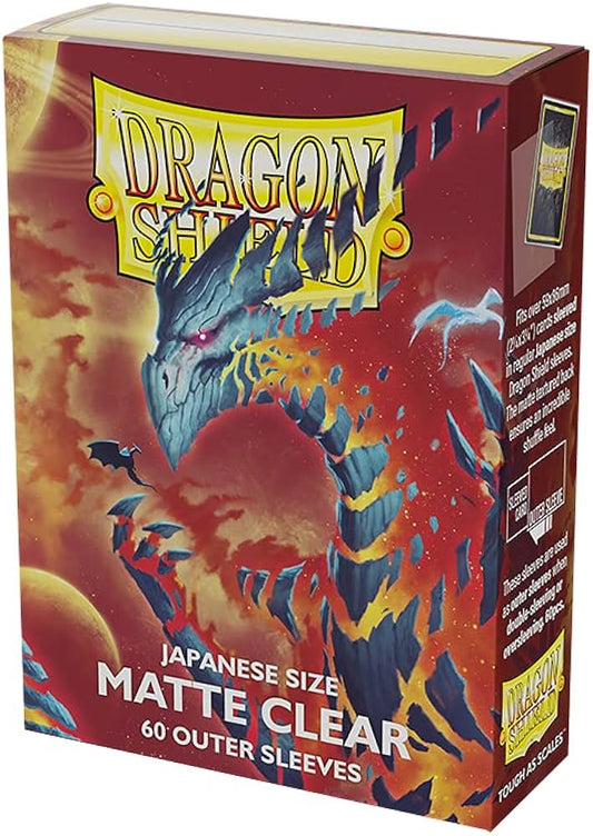 Dragon Shield Japanese Size Matte Clear Outer Sleeves - Clear Cosmere