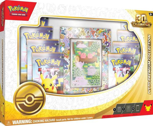 Pokemon: 30th Anniversary Celebration Ditto Premium Collection Box (ENNAKKOTILAUS)