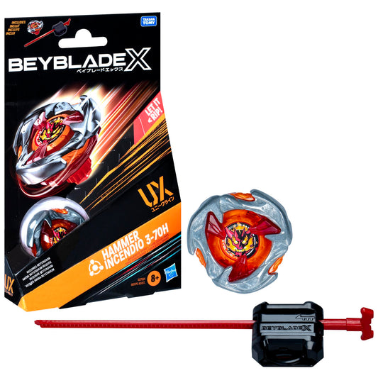 Beyblade X Hammer Incendio 3-70H UX Starter Pack Set