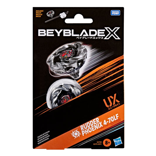 Beyblade X: Rudder Phoenix 4-70LF UX Starter Pack Set