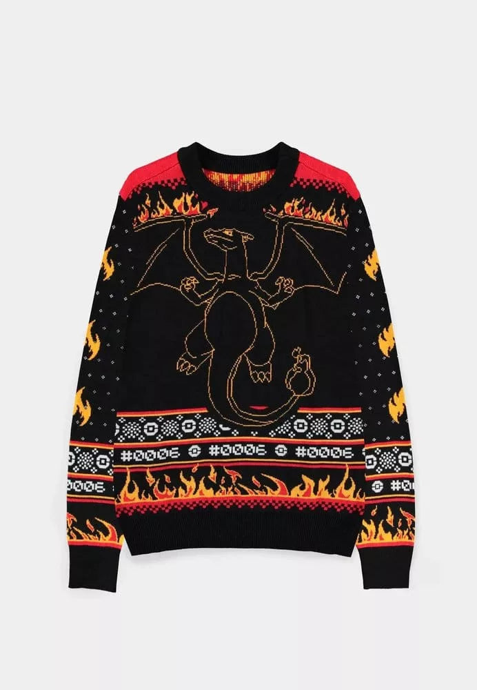 Pokémon Christmas Sweater Charizard Size L