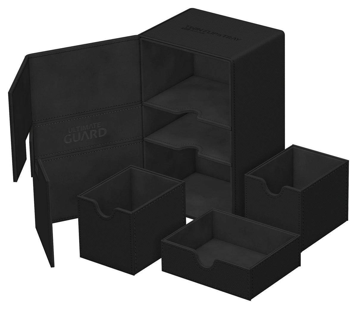 Ultimate Guard: Twin Flip'n'Tray 160+ Xenoskin Black