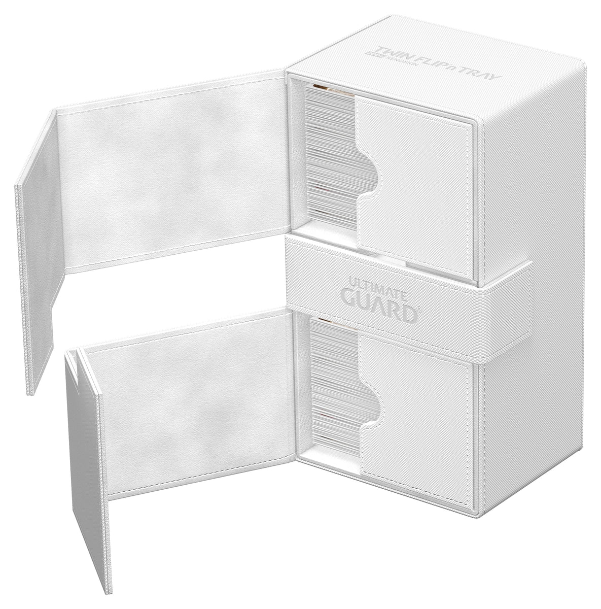 Ultimate Guard: Twin Flip'n'Tray 200+ Xenoskin - White