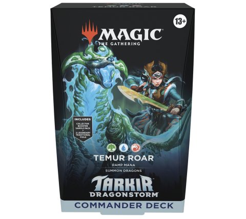 Magic the Gathering: Tarkir: Dragonstorm Temur Roar Commander Deck
