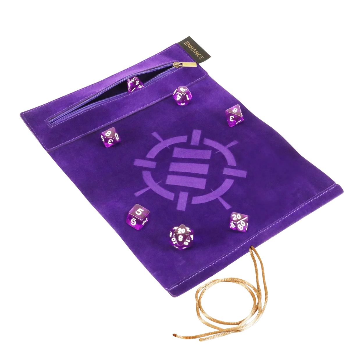 ENHANCE Tabletop Roll on a Scroll™ Dice & Rolling Mat: Purple