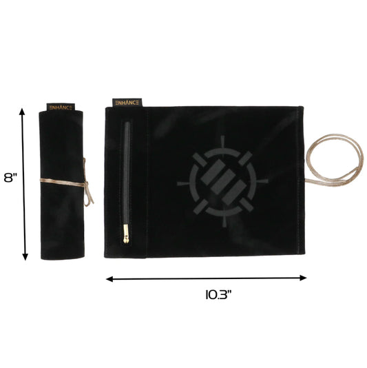 ENHANCE Tabletop Roll on a Scroll™ Dice & Rolling Mat: Black