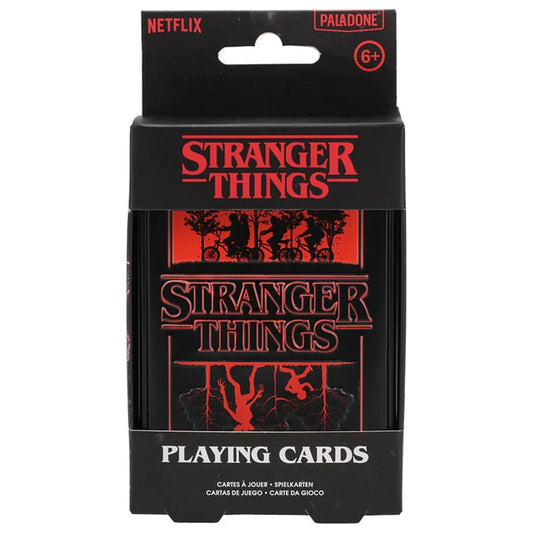 Stranger Things 5 Playing Cards Metal