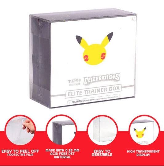 PET Protectors for Pokemon Elite Trainer Boxes Ver. 2